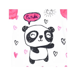 Foto 3 | Foto 3 | Mameluco Bebe Niña Panda Corazones Rosa