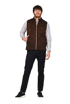 Chaleco Ferrioni Café para Hombre