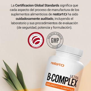 Foto 3 | Foto 3 | Complejo de Vitamina B Completo Restart 60 Cápsulas