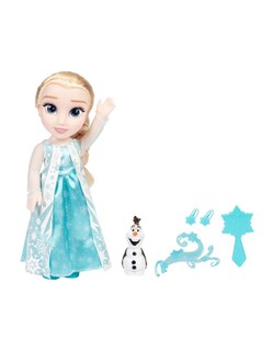 Foto 1 | Foto 1 | Muñeca Elsa Disney Frozen Mi Amigo Cantante Con Olaf Azul Frases Y Accesorios