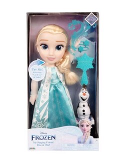 Foto 2 | Foto 2 | Muñeca Elsa Disney Frozen Mi Amigo Cantante Con Olaf Azul Frases Y Accesorios