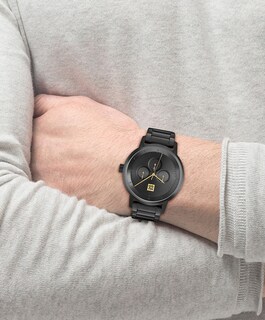 Foto 4 | Foto 4 | Reloj Para Hombre Hugo #define 1530267 Acero Inoxidable Con Brazalete Negro Y Carátula Gris 42 Mm