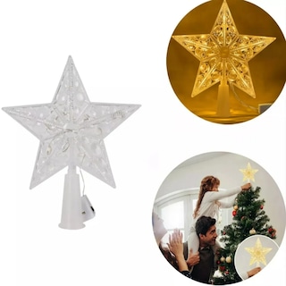 Foto 2 | Foto 2 | Decoración De Navidad Xtellar Luz Led De Estrella Del Árbol Navidad