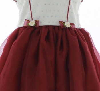 Foto 3 | Foto 3 | Vestido Para Niña Chicos Olé 4019 Vino Elegante