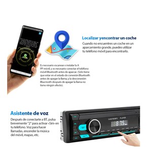 Foto 3 | Foto 3 | Autoestéreo Reproductor Mp3 Usb Bt Radio