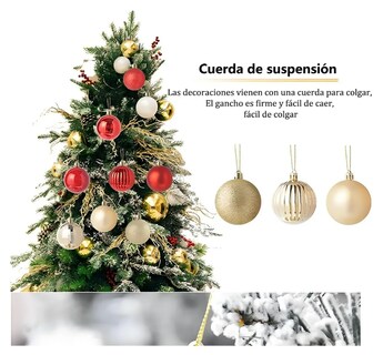 Foto 3 | Foto 3 | Esferas Navideñas Xtellar 36 Piezas