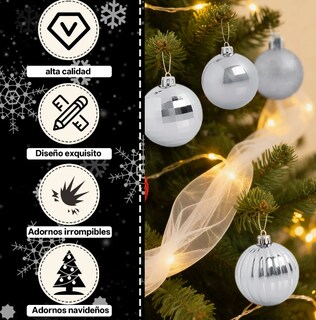 Foto 4 | Foto 4 | Esferas Navideñas Xtellar 36 Piezas
