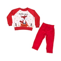 Conjunto Zorro Hello Fox Navideño para Bebé Niño