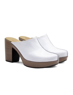 Foto 2 | Foto 2 | Plataformas Sueco Mujer Sandalias Dama Piel Tacon Moda Color Blanco