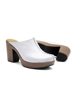 Foto 5 | Foto 5 | Plataformas Sueco Mujer Sandalias Dama Piel Tacon Moda Color Blanco