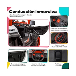 Foto 7 | Foto 7 | Camioneta Montable Electrica Buggy 6v Niños Control Remoto Little Monkey