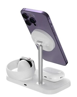 Foto 2 | Foto 2 | Soporte De Carga Inalámbrica 3 en 1 Estación De Carga 15w para Apple