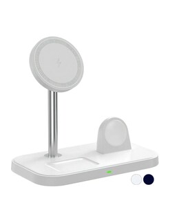 Foto 3 | Foto 3 | Soporte De Carga Inalámbrica 3 en 1 Estación De Carga 15w para Apple