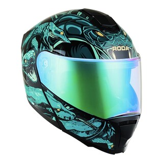 Foto 3 | Foto 3 | Casco para Motociclista Roda Revenge Pro Verde