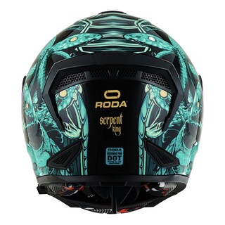 Foto 5 | Foto 5 | Casco para Motociclista Roda Revenge Pro Verde
