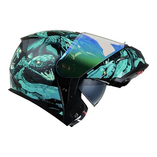 Foto 6 | Foto 6 | Casco para Motociclista Roda Revenge Pro Verde