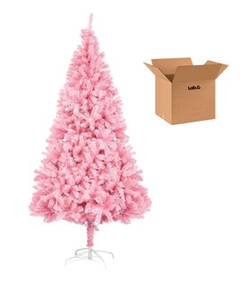 Foto 1 | Foto 1 | ''árbol De Navidad 1.8m Rosa Decoración Navideña Moderna Rosa ''