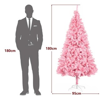 Foto 4 | Foto 4 | ''árbol De Navidad 1.8m Rosa Decoración Navideña Moderna Rosa ''