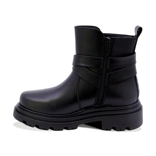 Foto 5 | Foto 5 | Bota Coqueta Para Niña De Piel Color Negro Jazz Con Diseño Robusto