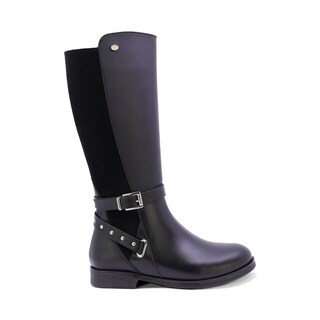 Foto 2 | Foto 2 | Bota Coqueta Para Niña De Sintético Color Negro Canuta Con Cierre