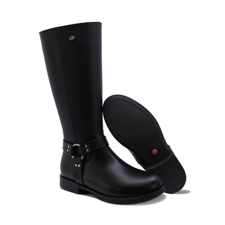 Foto 6 | Foto 6 | Bota Coqueta Para Niña De Sintético Color Negro Canuta Con Herraje Metalico