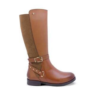 Foto 2 | Foto 2 | Bota Coqueta Para Niña De Sintético Color Miel Canuta Con Cierre