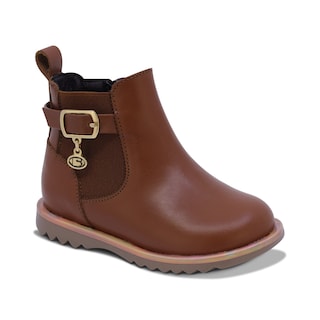 Foto 1 | Foto 1 | Bota Coqueta Para Niña De Piel Color Miel Rondy Con Hebilla Decorativa