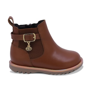 Foto 2 | Foto 2 | Bota Coqueta Para Niña De Piel Color Miel Rondy Con Hebilla Decorativa