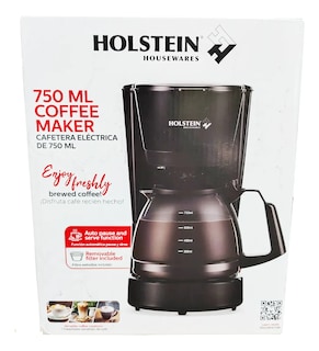 Foto 1 | Foto 1 | Cafetera De 750ml - Holstein Housewares - Con Filtro Negro