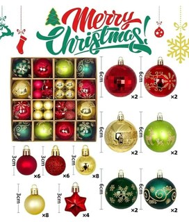 Foto 2 | Foto 2 | 44 Esferas De Navidad Xtellar Decoradas Adornos Para Arbol Navideño