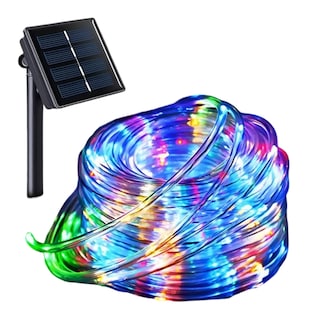 Foto 1 | Foto 1 | Cadena De Luces Xtellar Manguera Solar 12m 120led Multicolo Exterior Luces Beige Multicolor