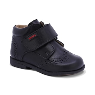 Foto 1 | Foto 1 | Botita Audaz Para Niño De Piel Color Negro Tomy Con Tira De Contacto