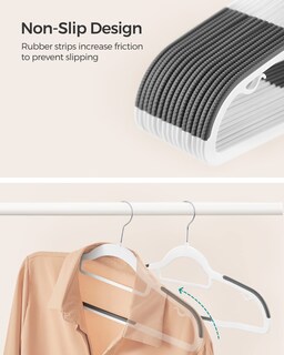 Foto 3 | Foto 3 | Percheros Songmics 50 Unidades Plástico De Alta Resistencia Antideslizantes - Venta Internacional.