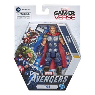 Foto 4 | Foto 4 | Figura De Acción Hasbro Marvel Gamerverse Thor De 6 Pulgadas Con Armadura - Venta Internacional.