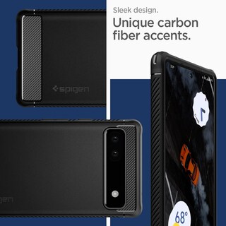 Foto 4 | Foto 4 | Funda Spigen Rugged Armor Para Pixel 6a (2022) - Negro Mate - Venta Internacional.