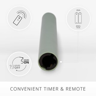 Foto 4 | Foto 4 | Vela Cónica Sin Llama Que Funciona Con Pilas Luminara Green X2 - Venta Internacional.