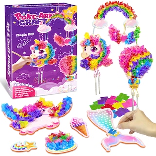 Foto 1 | Foto 1 | Kit De Manualidades Alagoo Poke In Craft Unicorn Diy Para Niños De 4 A 9 Años - Venta Internacional.