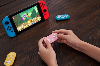 Foto 7 | Foto 7 | Gamepad 8bitdo Zero 2 Mini Bluetooth Para Switch Windows Pink - Venta Internacional.