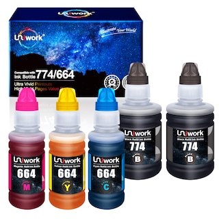 Foto 1 | Foto 1 | Botella De Recarga De Tinta Uniwork Compatible Para Epson 774 664 T774 T664 - Venta Internacional.