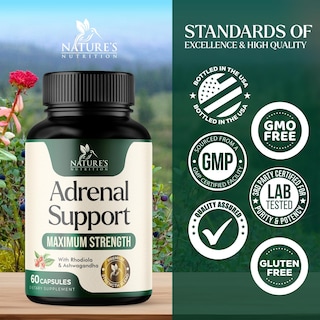 Foto 4 | Foto 4 | Suplementos De Apoyo Suprarrenal Nature's Nutrition Cortex Complex - Venta Internacional.