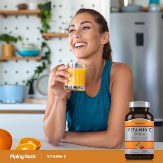 Foto 6 | Foto 6 | Suplemento Piping Rock De Vitamina C De 500 Mg Con Bioflavonoides 300 Cápsulas - Venta Internacional.