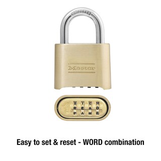 Foto 2 | Foto 2 | Padlock Master Lock 175dwd Configura Tu Propia Combinación De Letras - Venta Internacional.