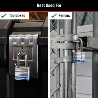 Foto 4 | Foto 4 | Padlock Master Lock 3tlf De Acero Laminado Con Llave Paquete De 2 - Venta Internacional.