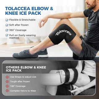 Foto 5 | Foto 5 | Funda Para Compresas De Hielo Tolaccea Cold Therapy Para Codo Y Rodilla - Venta Internacional.