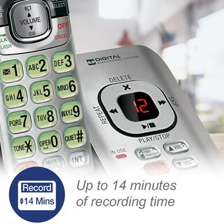 Foto 2 | Foto 2 | Teléfono Inalámbrico Vtech Cs6529-3 De 3 Auriculares Con Sistema De Respuesta - Venta Internacional.