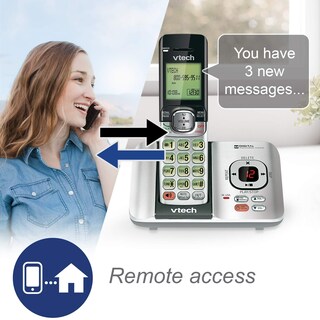 Foto 6 | Foto 6 | Teléfono Inalámbrico Vtech Cs6529-3 De 3 Auriculares Con Sistema De Respuesta - Venta Internacional.