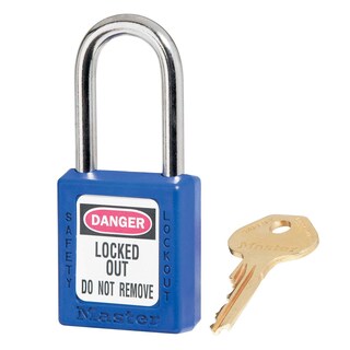 Foto 1 | Foto 1 | Candado De Seguridad Master Lock 410blu Lockout Tagout Con Llave - Venta Internacional.