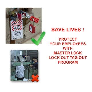Foto 2 | Foto 2 | Candado De Seguridad Master Lock 410blu Lockout Tagout Con Llave - Venta Internacional.