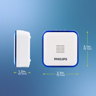 Foto 4 | Foto 4 | Kit De Timbre Inalámbrico Philips Des3140w/27 150 M Blanco - Venta Internacional.