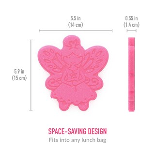 Foto 4 | Foto 4 | Paquetes De Hielo Bentgo Buddies Con Purpurina Reutilizables Paquete De 4 Unidades Fairy - Venta Internacional.